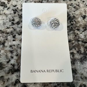Banana Republic Fireball Stud Earrings Sparkly NWT